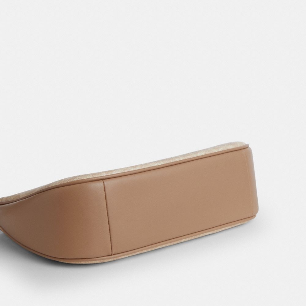 Coach Teri Shoulder Bag In Signature Canvas Silver Sand Taupe