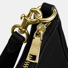 Coach Teri Hobo Bag Gold Black