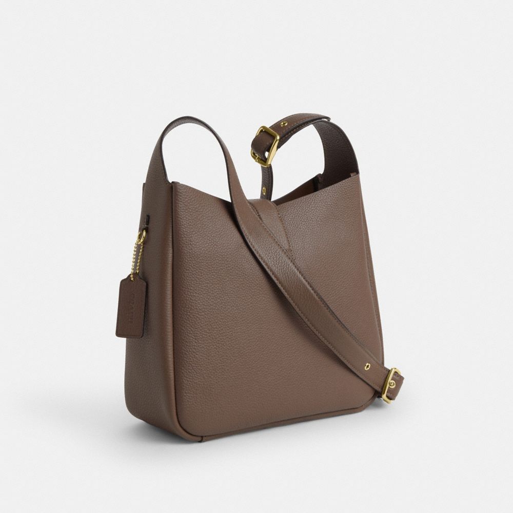 Coach Hadley Convertible Crossbody Bag Gold Dark Stone