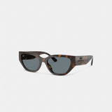 Coach Geometric Cat Eye Sunglasses Dark Tortoise