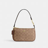Coach Nolita 19 In Signature Canvas Gold Tan Brown