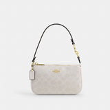 Coach Nolita 19 In Signature Canvas Gold White Chalk