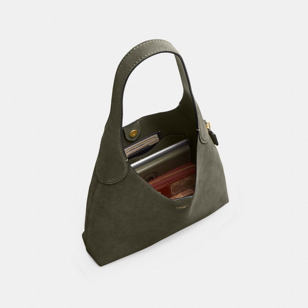 Coach Brooklyn Shoulder Bag 28 Brass Olive