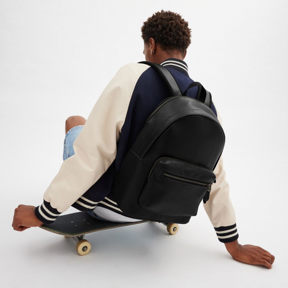 Coach West Backpack Gunmetal Black