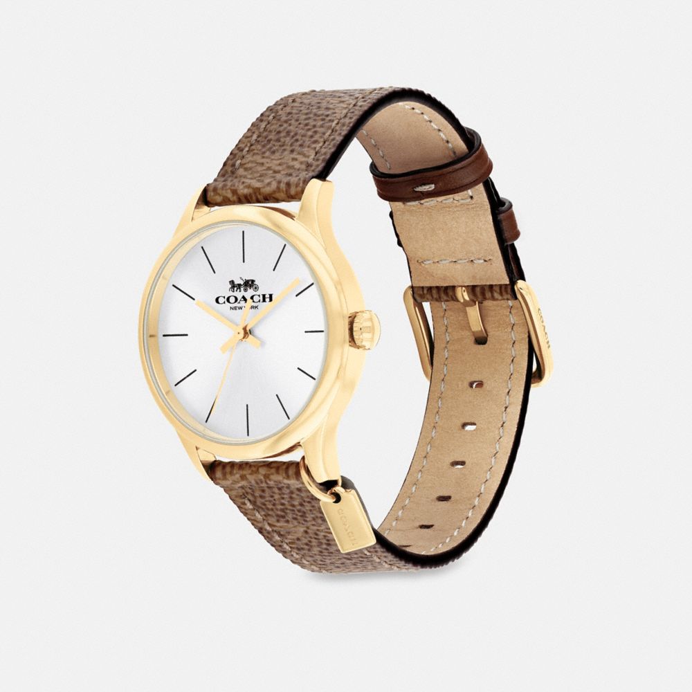 Coach Ruby Watch, 32 Mm Khaki