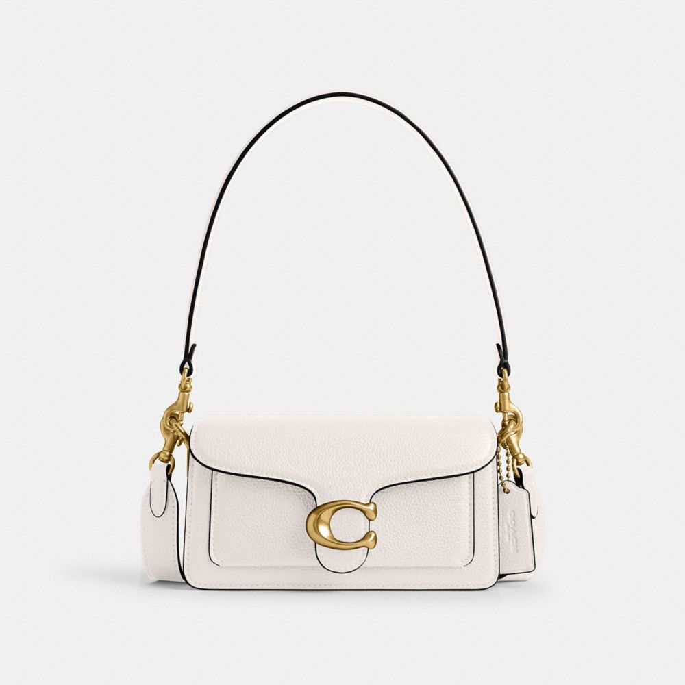 Coach Tabby Shoulder Bag 20 Brass Chalk