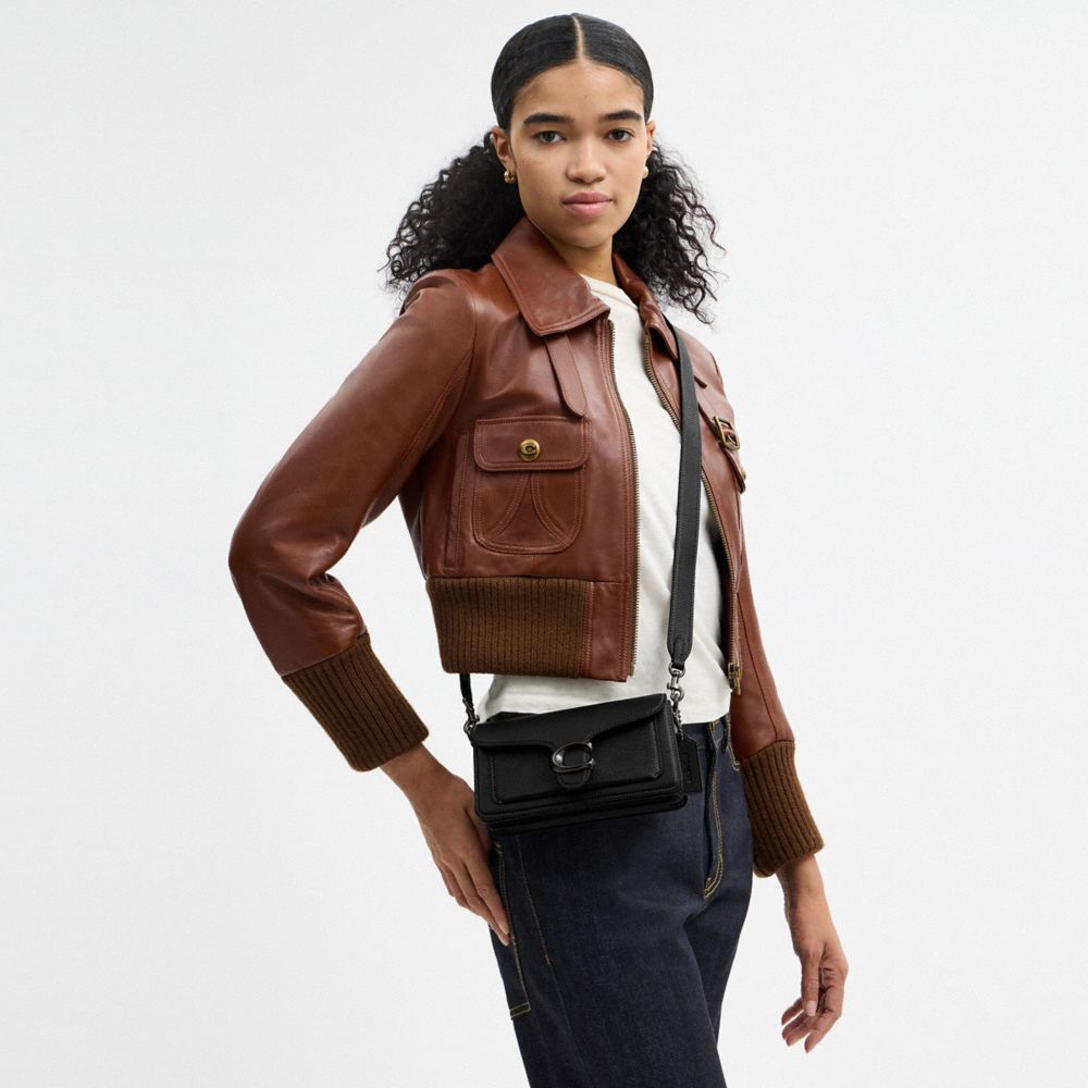 Coach Tabby Shoulder Bag 20 Pewter Black