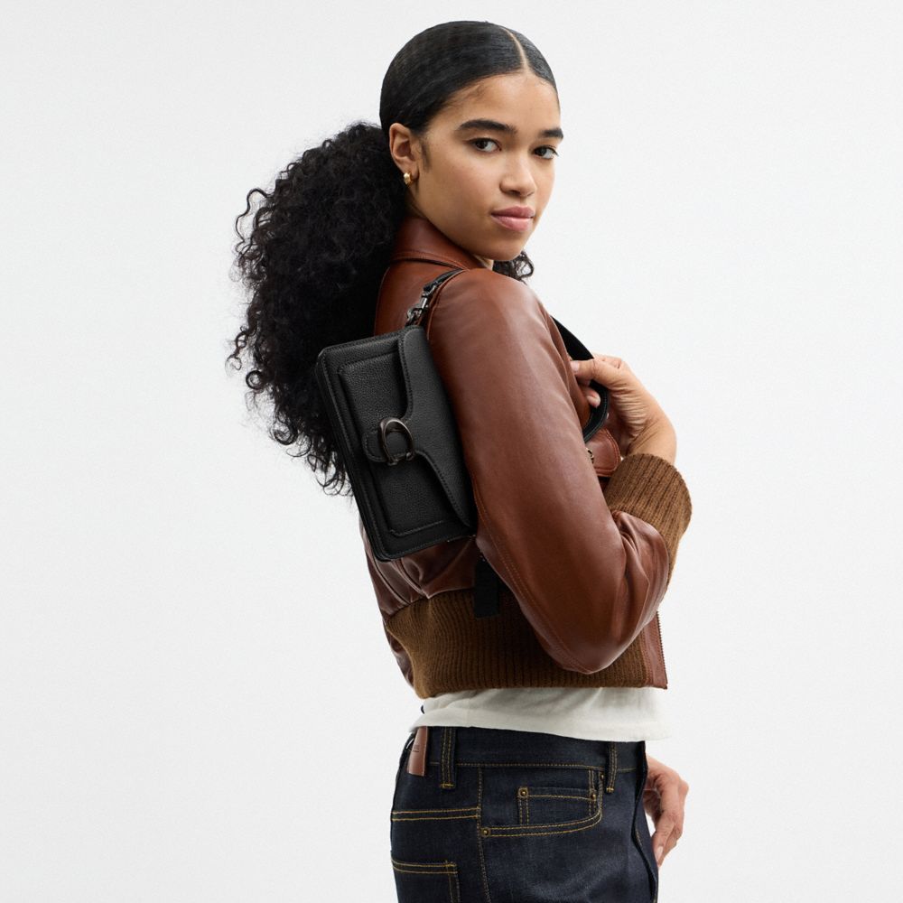 Coach Tabby Shoulder Bag 20 Pewter Black