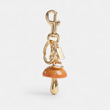 Coach Mushroom Bag Charm Gold Mustard