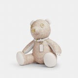 Coach Collectible Bear In Signature Canvas Gold Sand Chalk