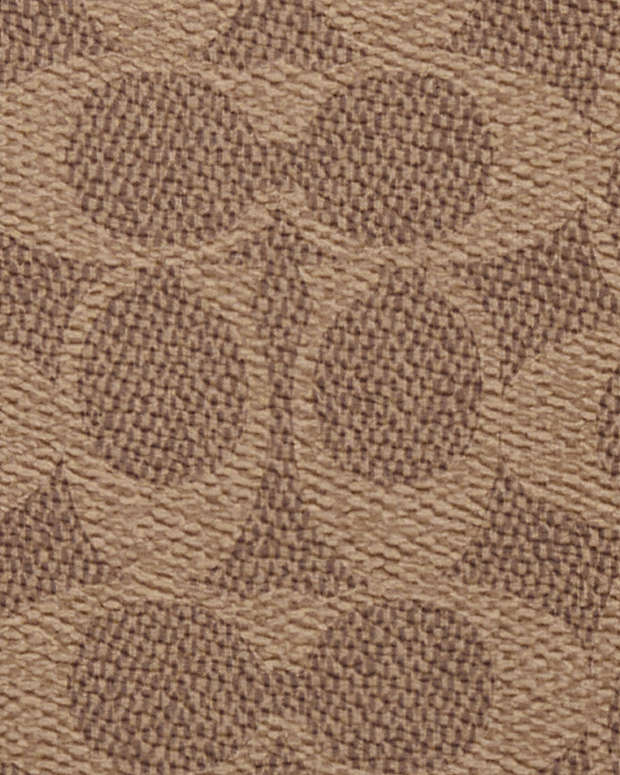Coach Notebook In Signature Canvas Signature Canvas-Gold-Tan-Brown