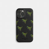 Coach Iphone 16 Pro Case With Rexy Black