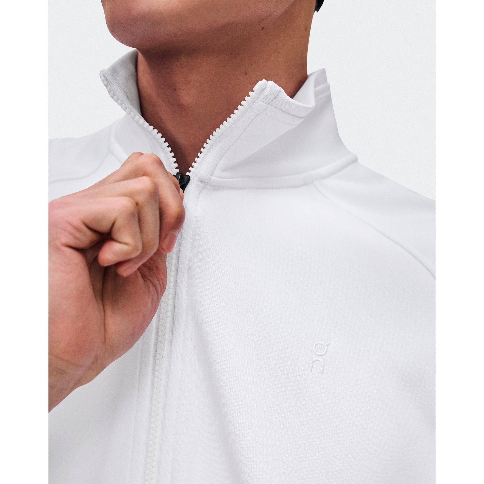 On Courtside Full Zip LDN White
