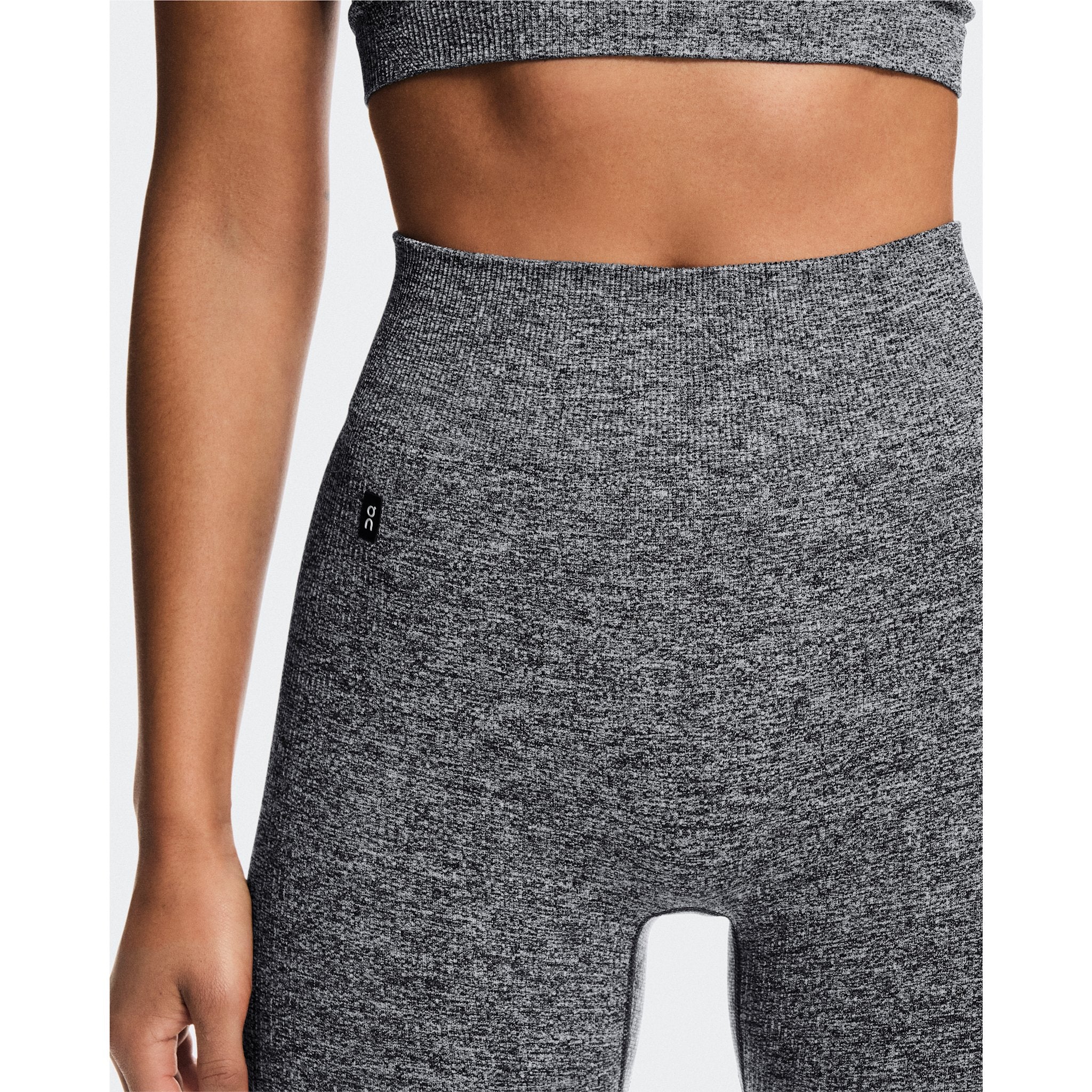 On Studio Knit Leggings Graphite Heather