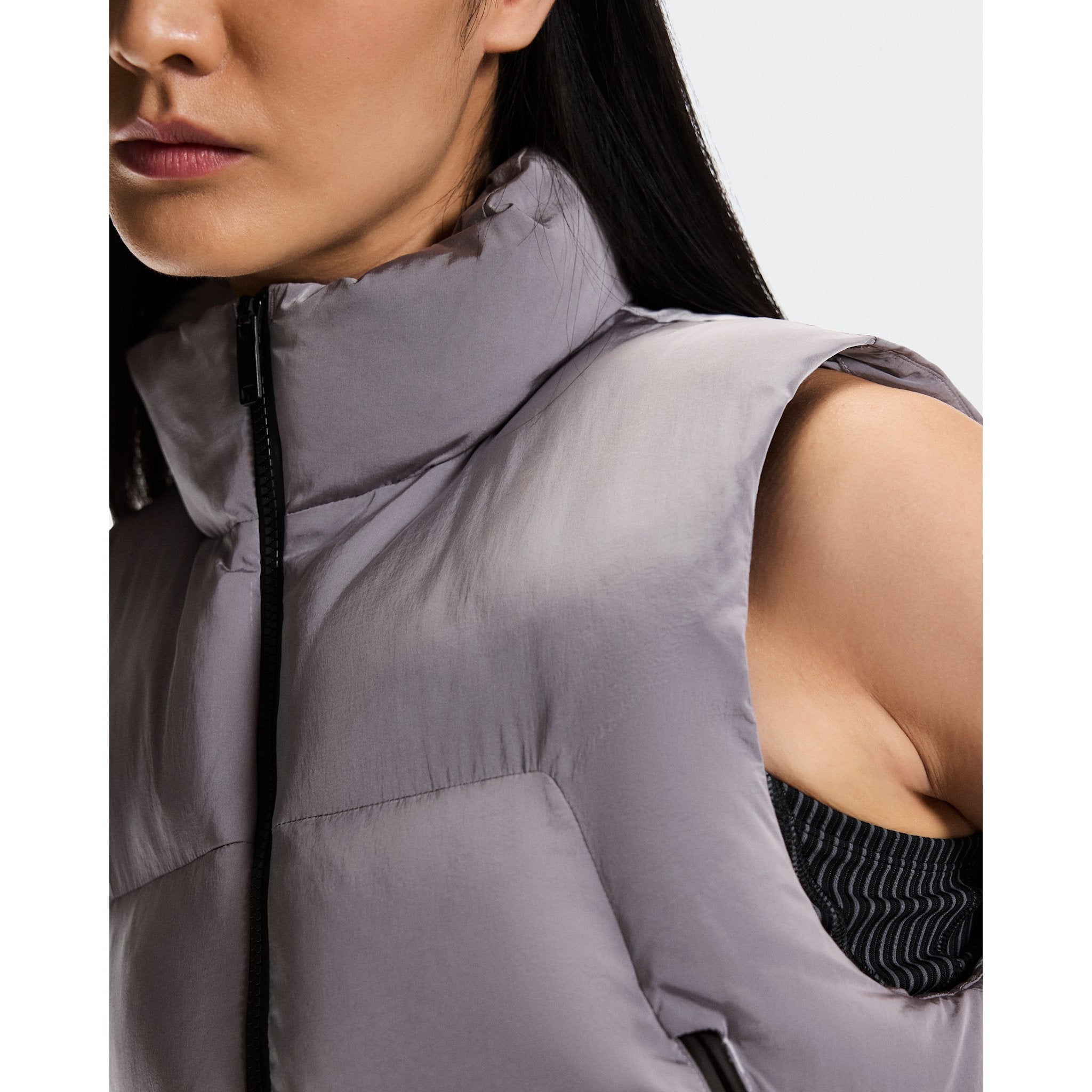On All-Day Puffer Vest Lilac