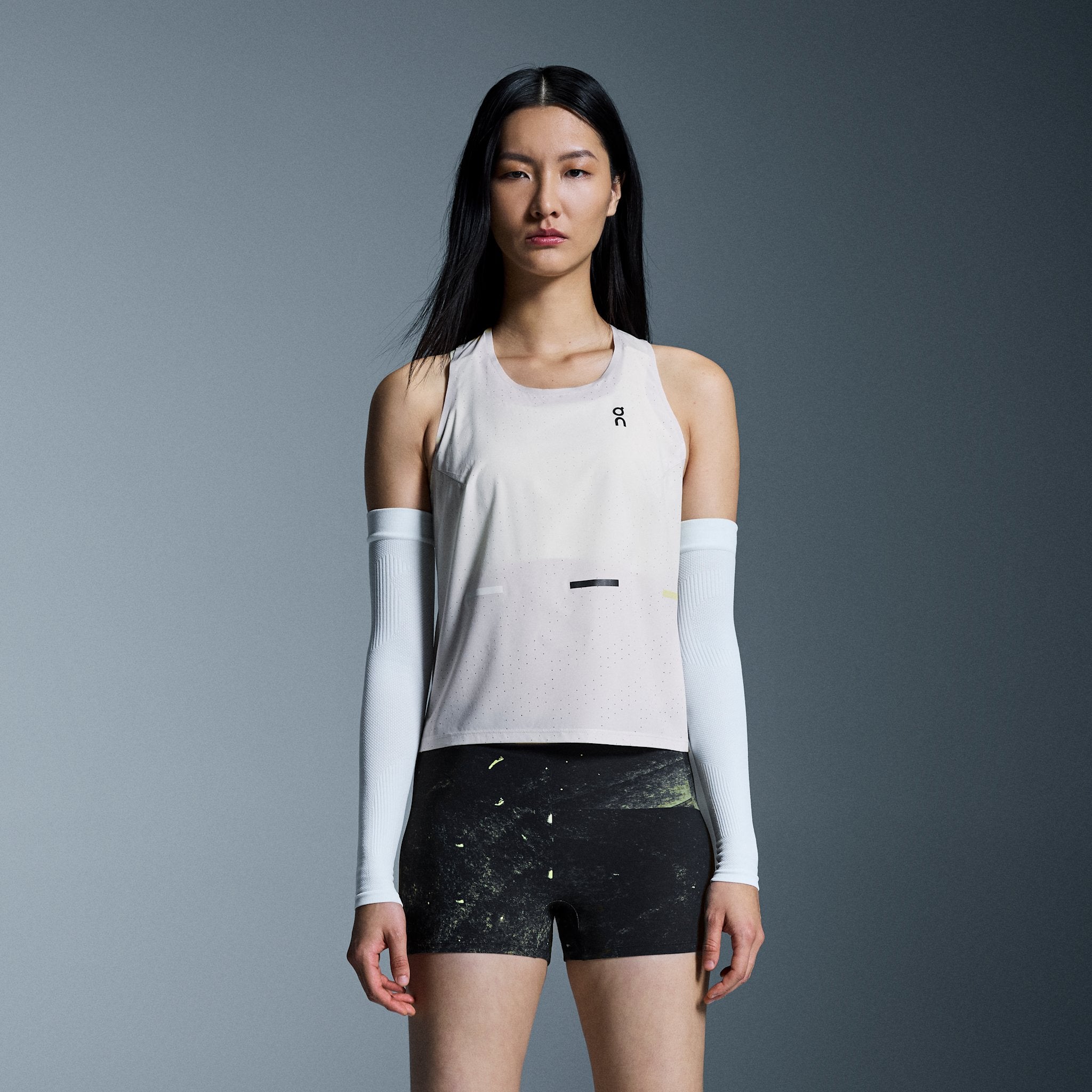 On Race Singlet Silver