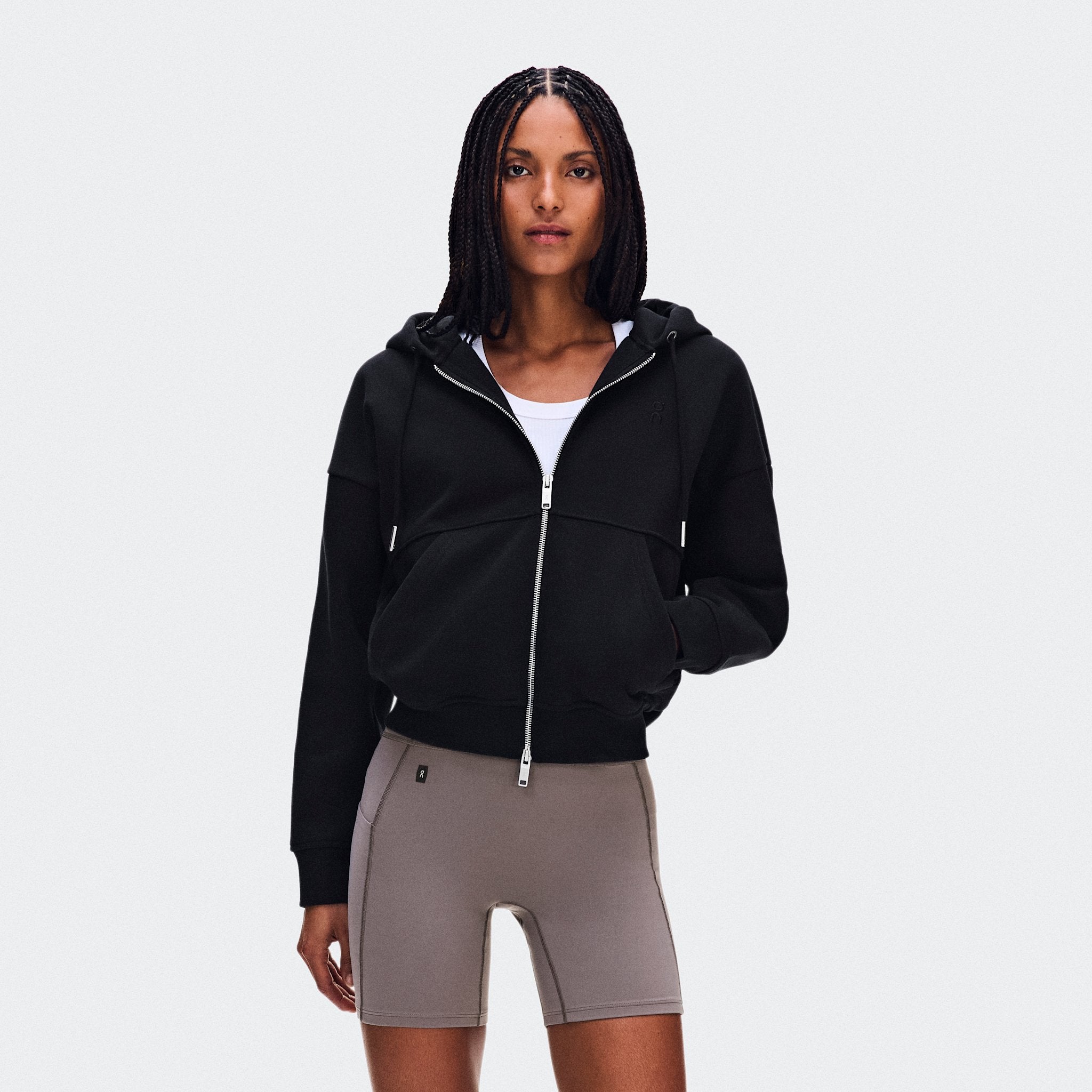 On Club Collective Full Zip Hoodie Black