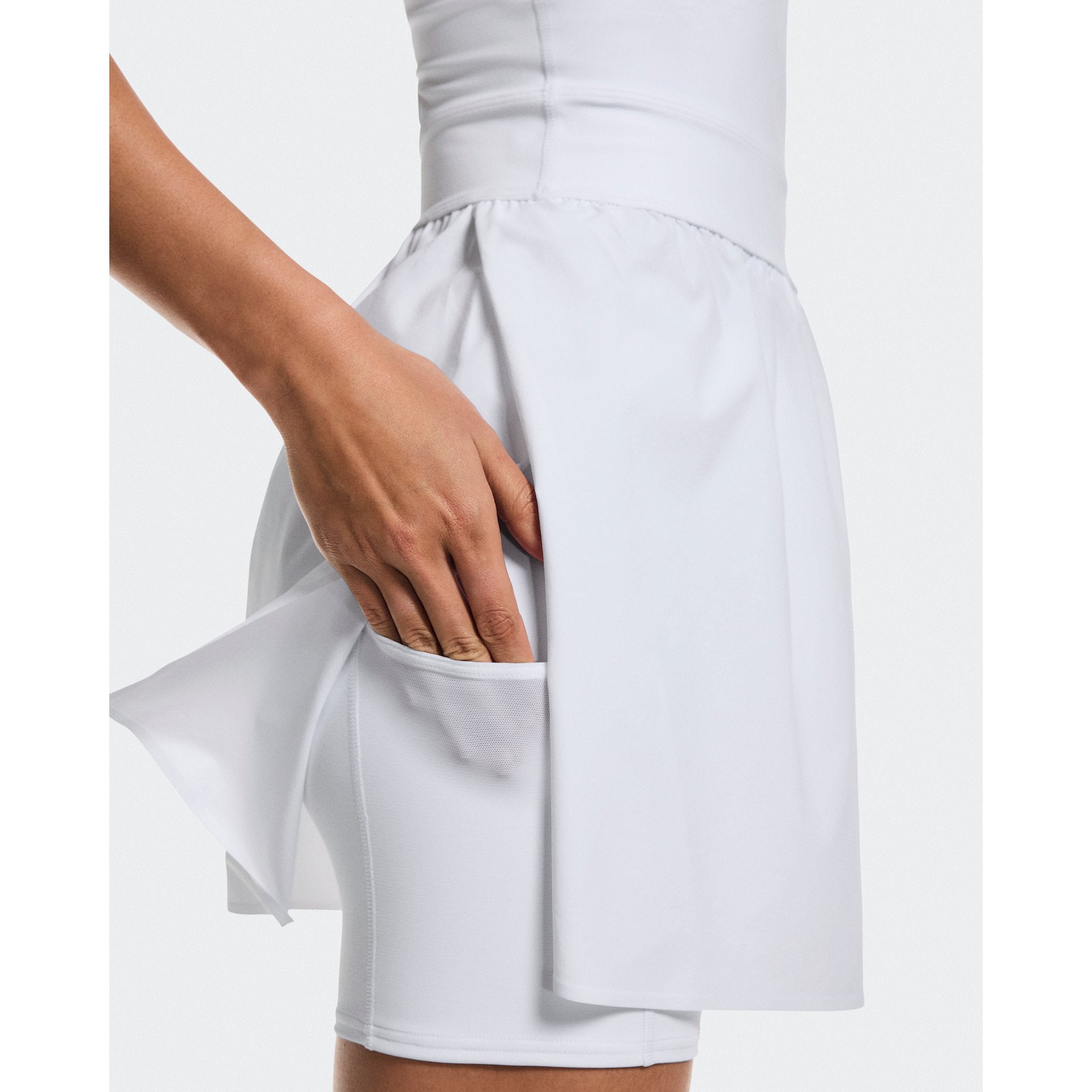 On Court Dress Split White