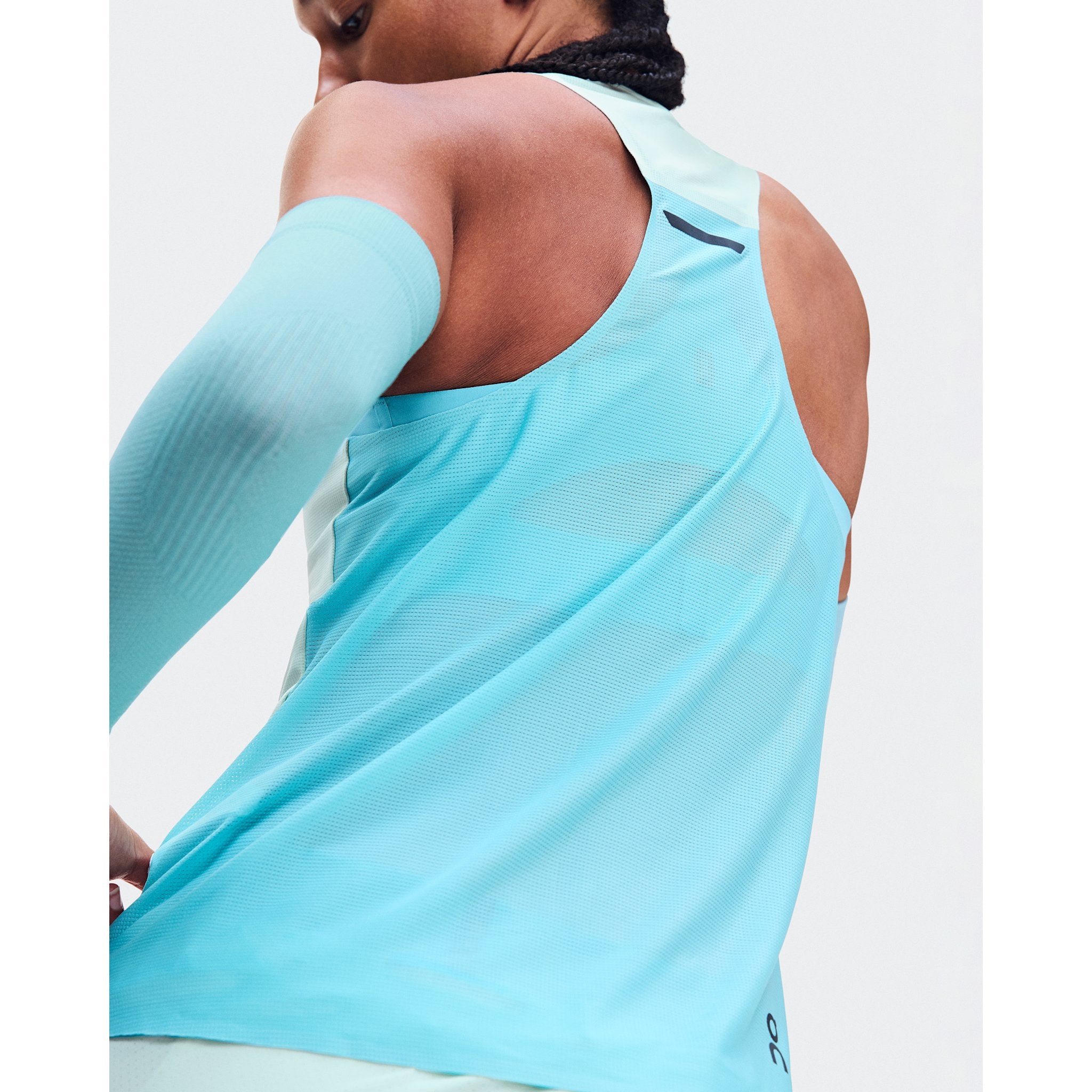 On Performance Tank Flurry | Aquamarine
