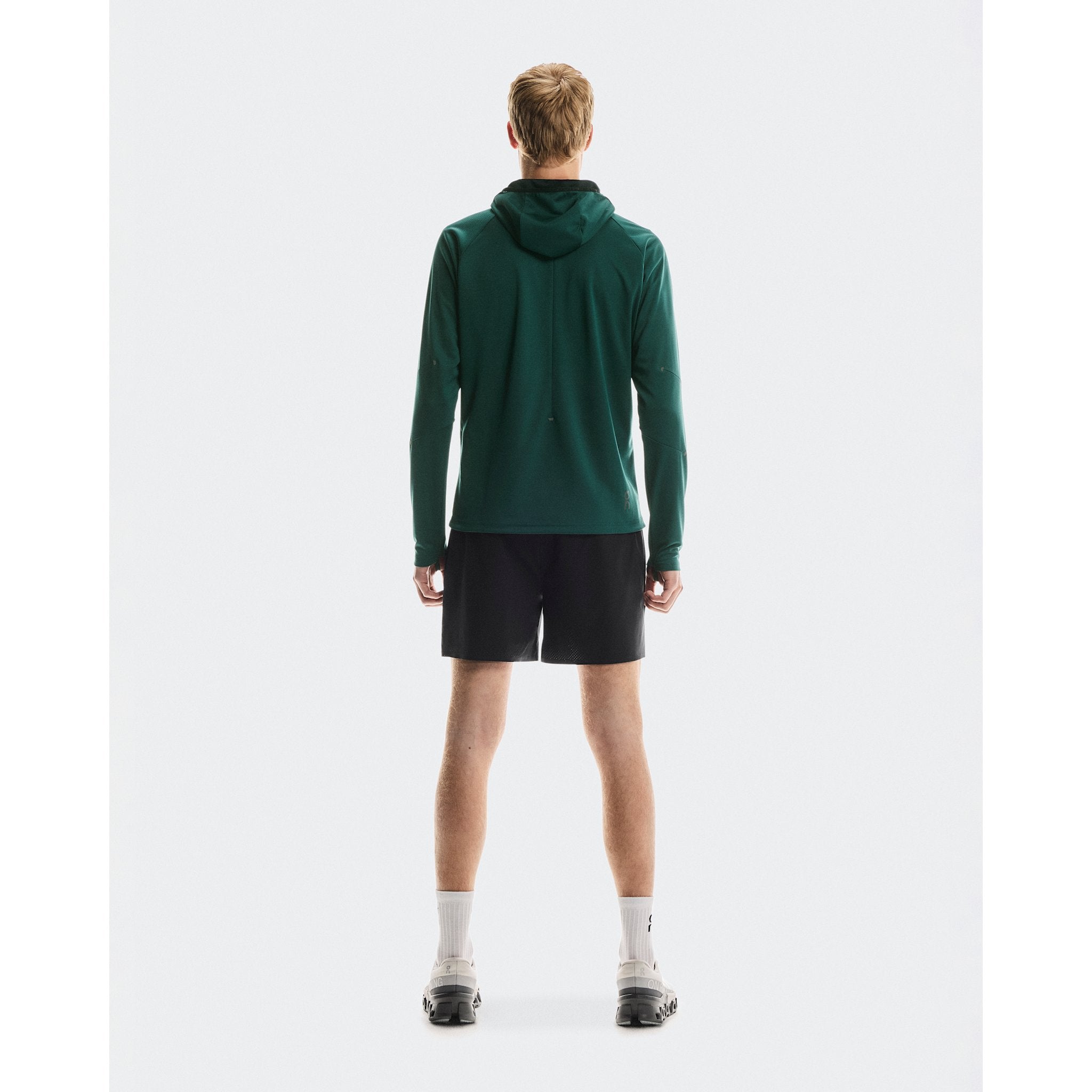 On Climate Zip Hoodie Spirulina