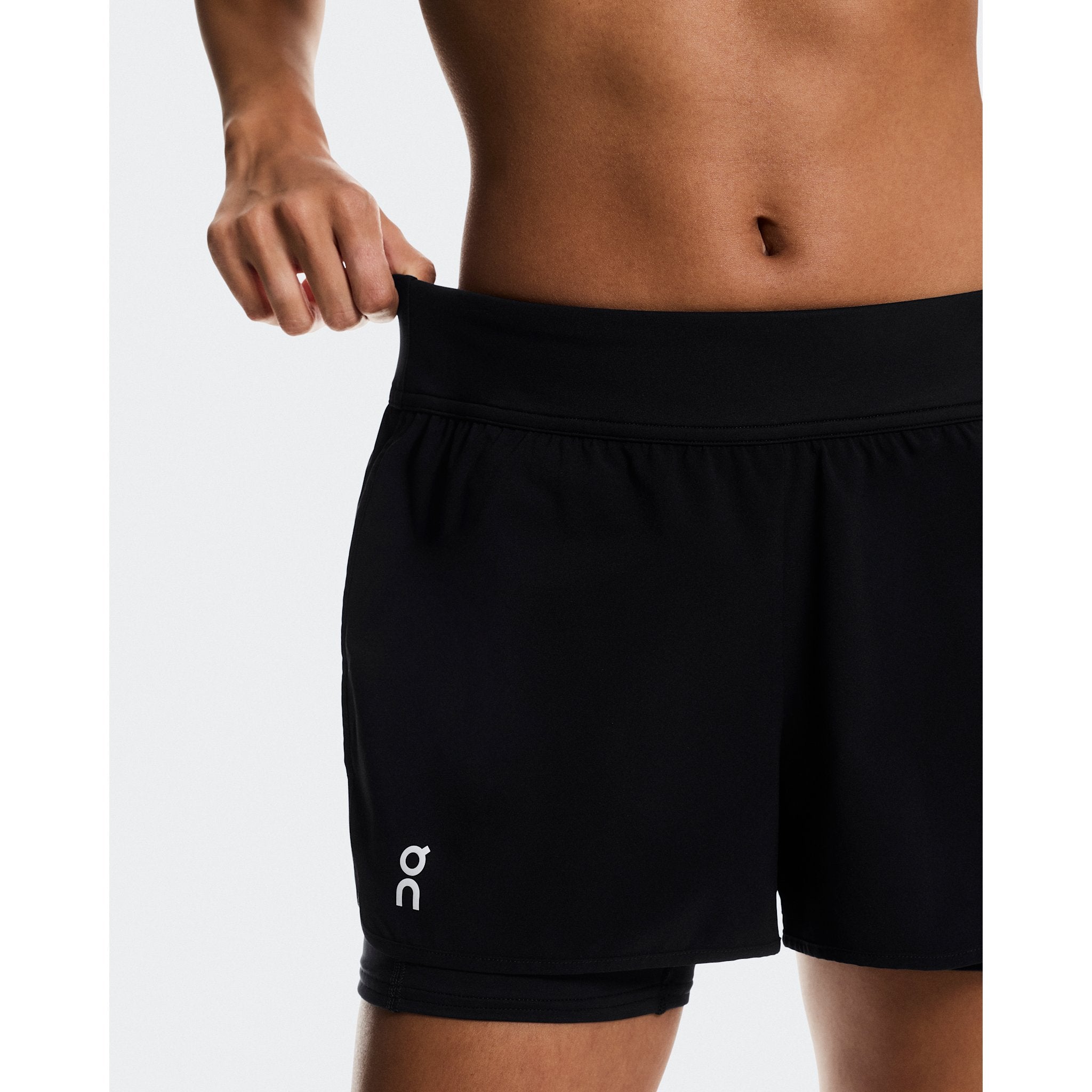 On 3" Court Shorts 2-in-1 Black