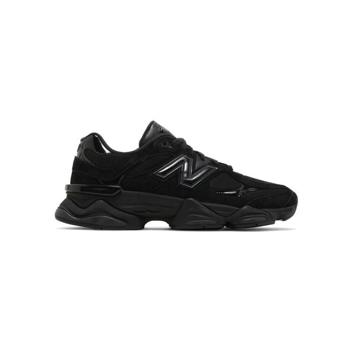 New Balance 9060 'Triple Black Suede Patent'