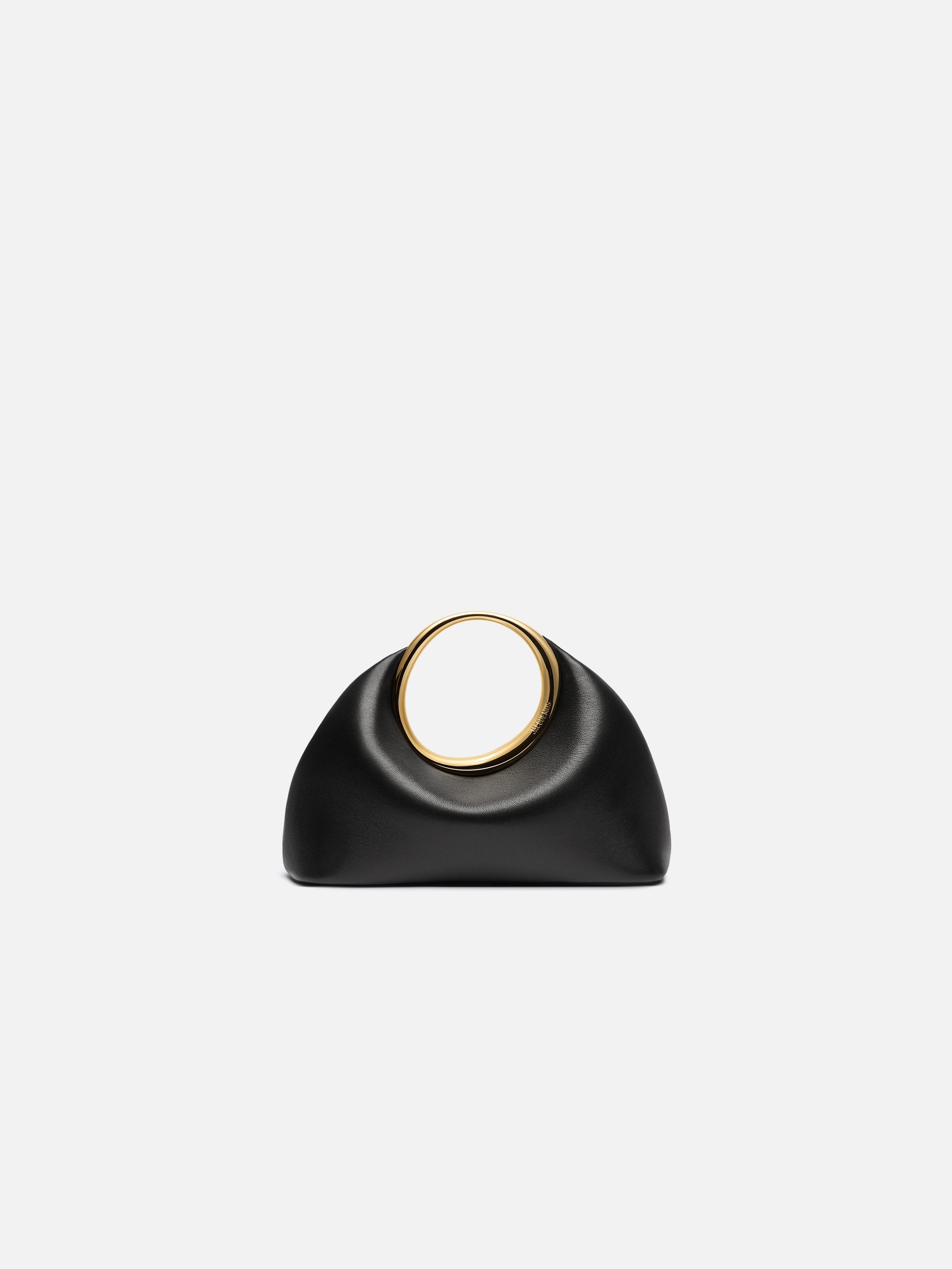 Jacquemus The Small Calino Nappa Leather Handbag Black