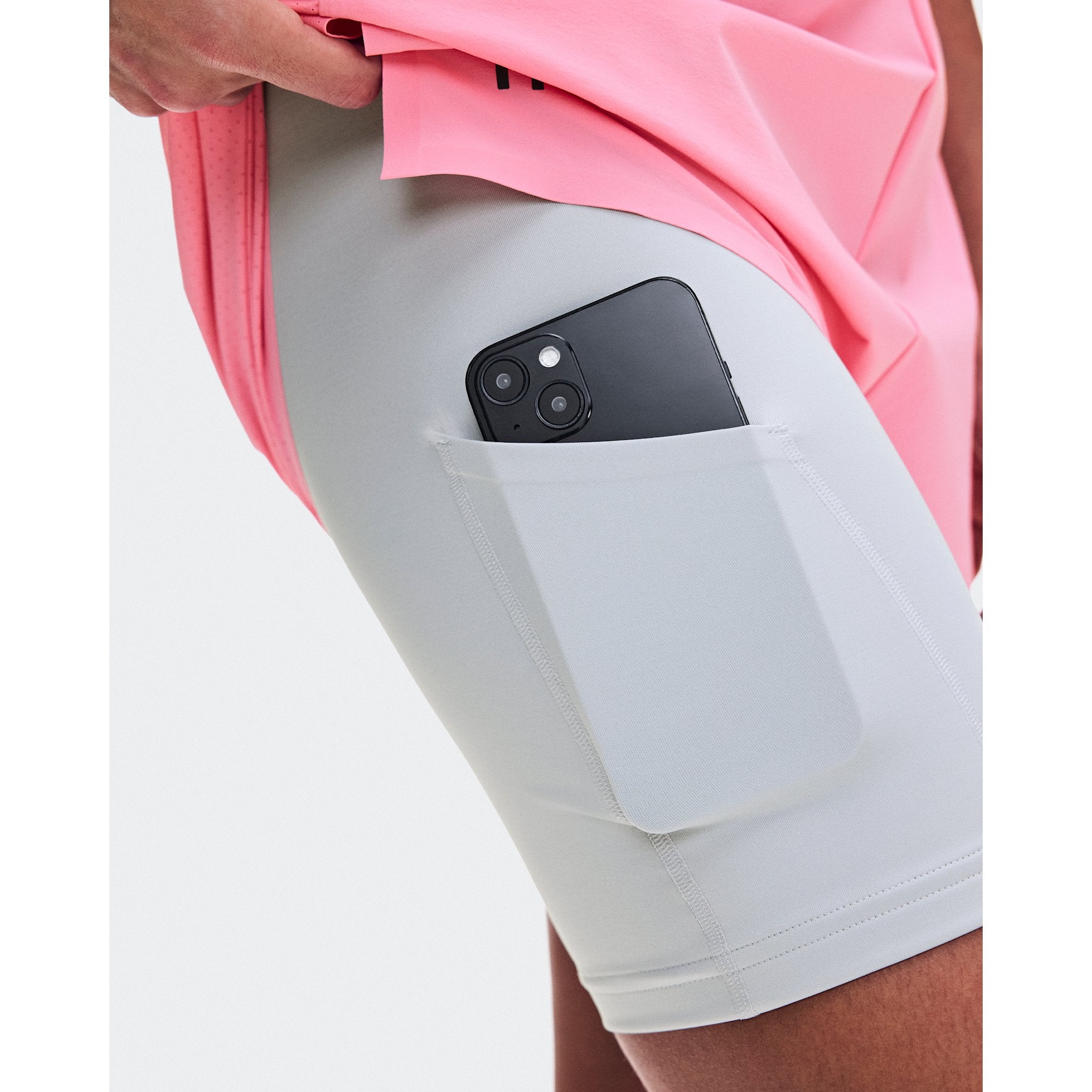 On 3" Performance 2/1 Shorts Magnolia | Glacier