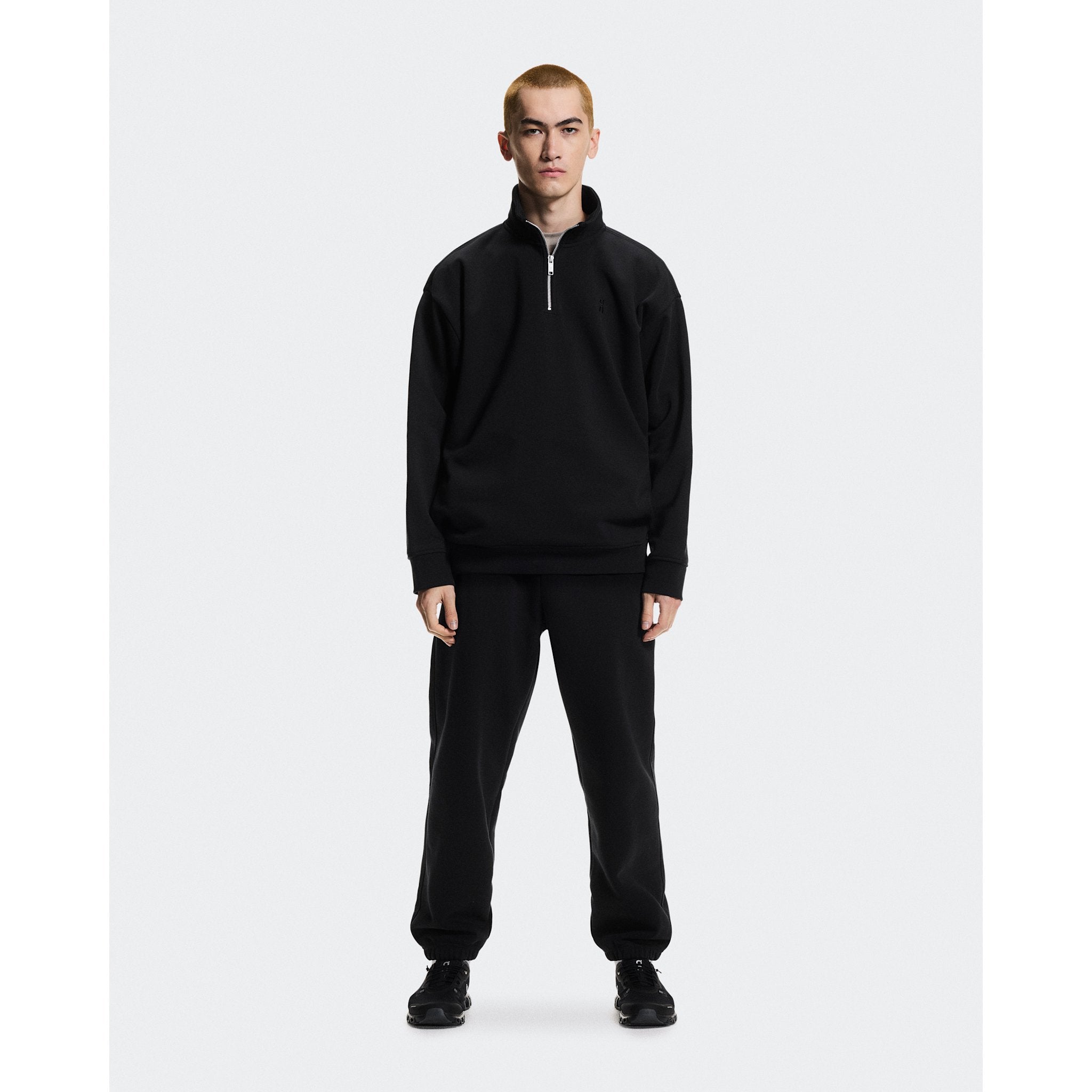 On Club Collective 1/4 Zip Black