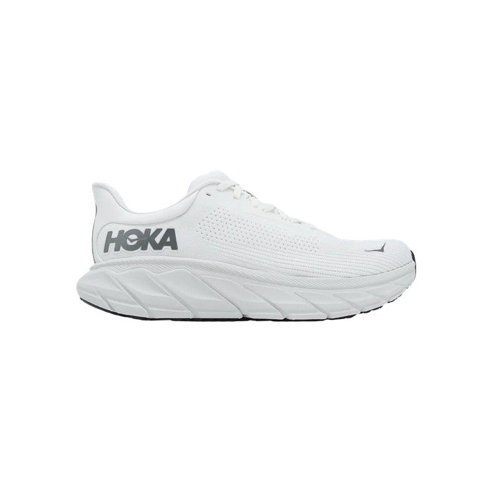 Hoka Arahi 7 2E Wide 'Blanc De Blanc Steel Wool'