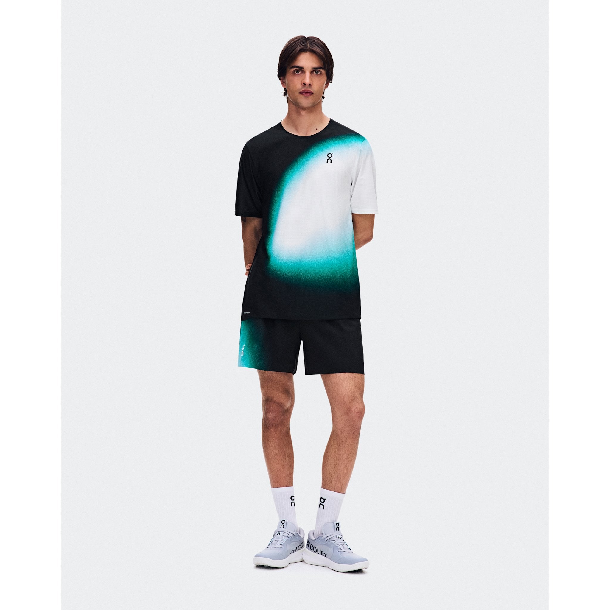 On 5" Court Shorts Swing Black | Neem