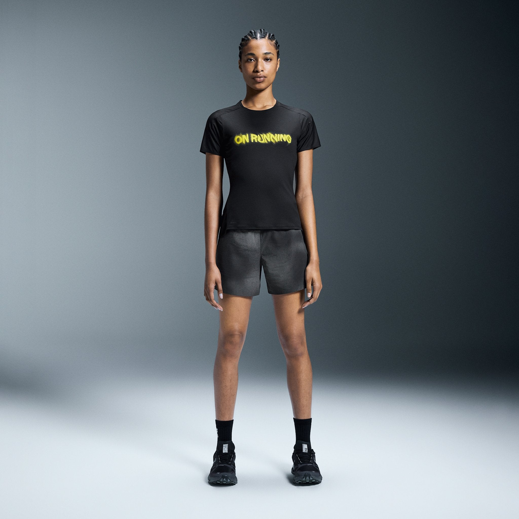 On Running Shorts Lumos Black