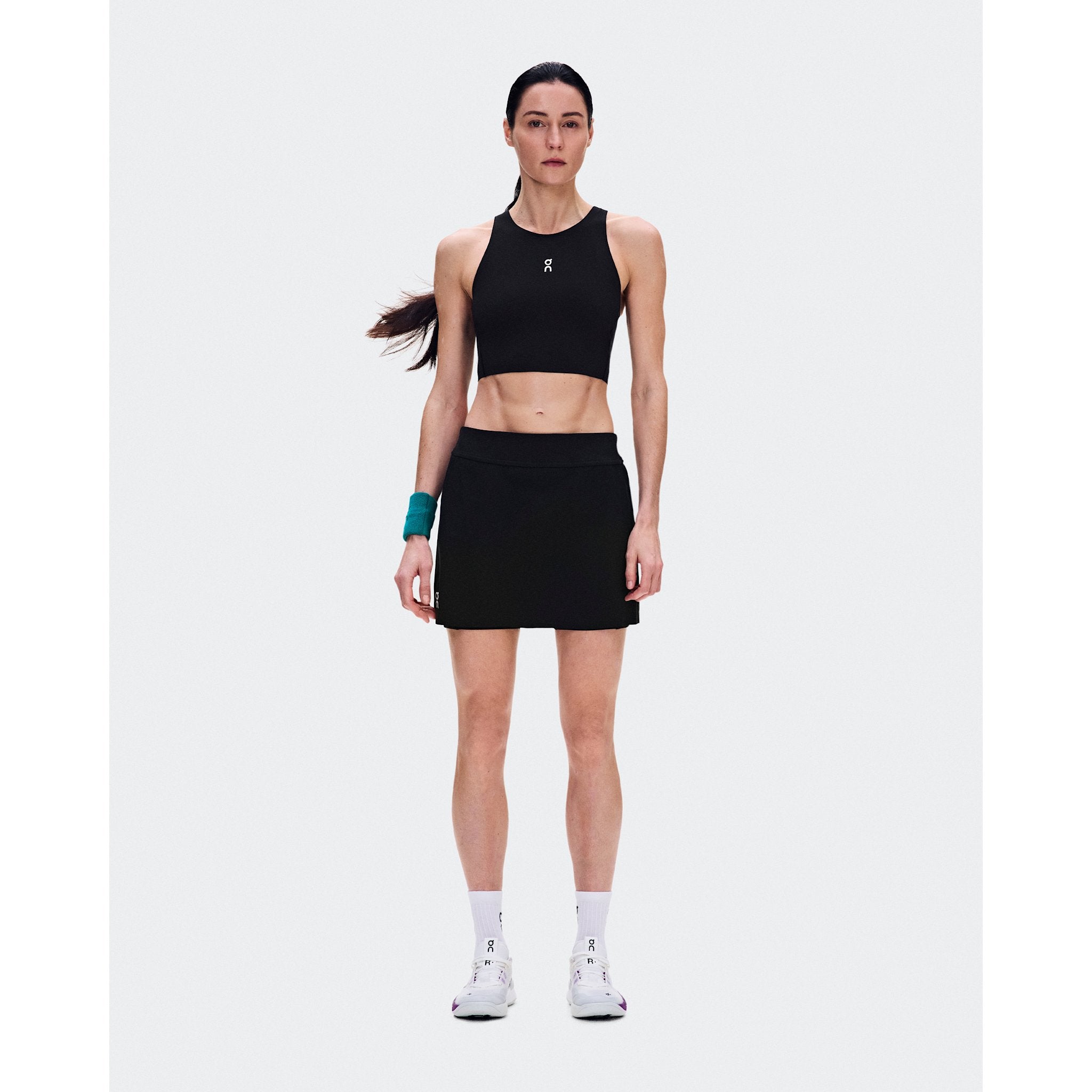On Court Skirt Split Black