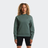 On Focus Tech Crew Olive