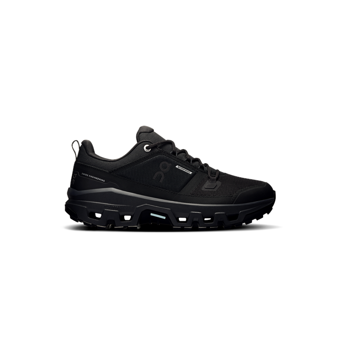 ON Running Women's Cloudrock Low Waterproof Black | Black
