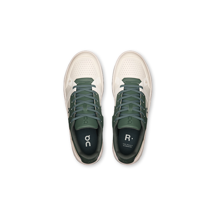 ON Running Men's THE ROGER Clubhouse White | Olive