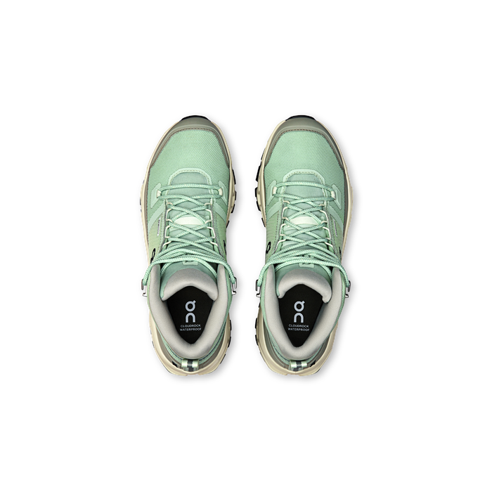 ON Running Women's Cloudrock Mid Waterproof Mineral | Aloe