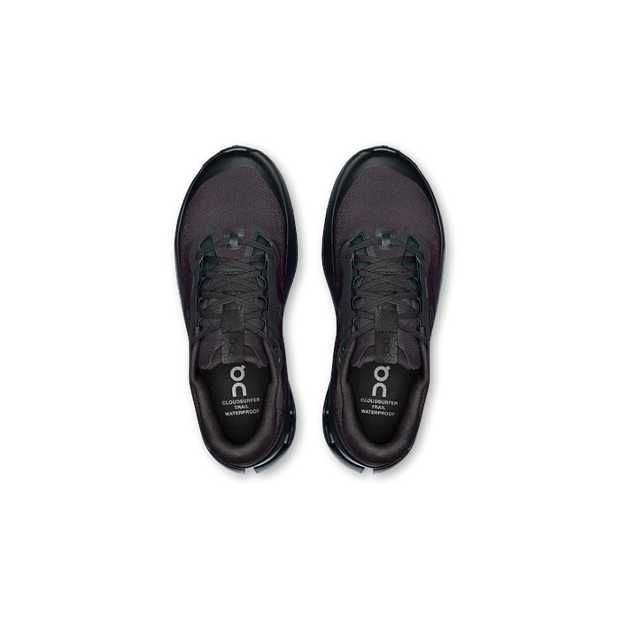ON Running Women's Cloudsurfer Trail 2 Waterproof Black | Black