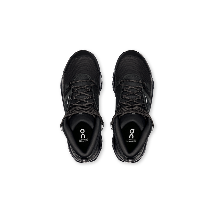 ON Running Women's Cloudrock Mid Waterproof Black | Black