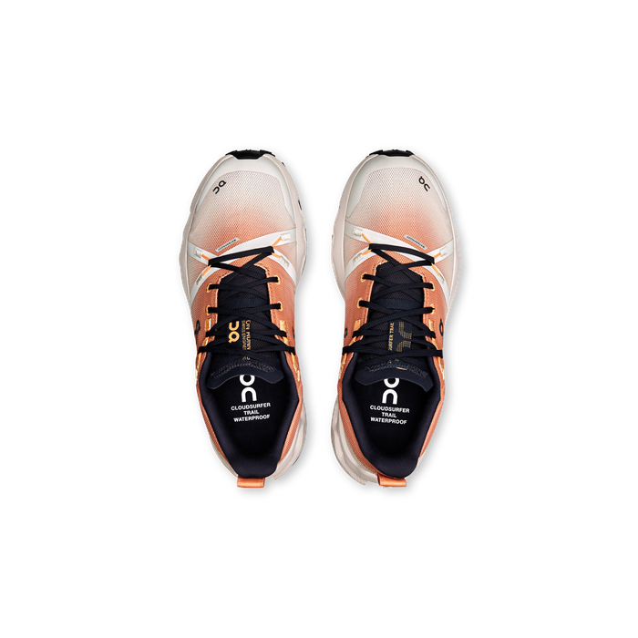 ON Running Women's Cloudsurfer Trail Waterproof Sandstone | Silver