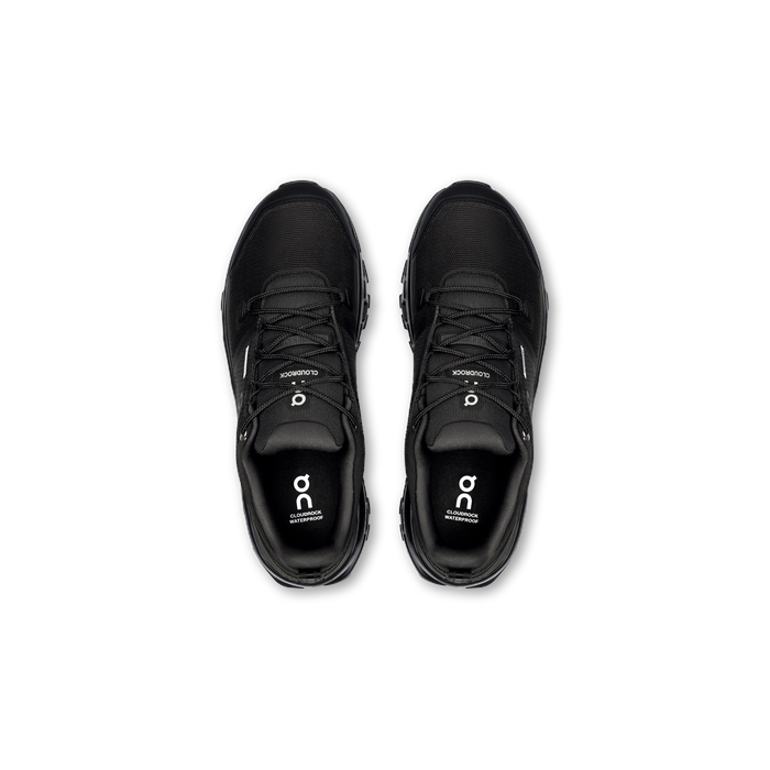 ON Running Men's Cloudrock Low Waterproof Black | Black