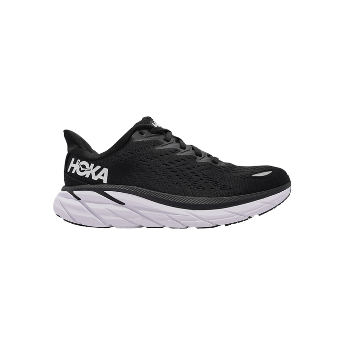 Hoka Wmns Clifton 8 Wide 'Black White'