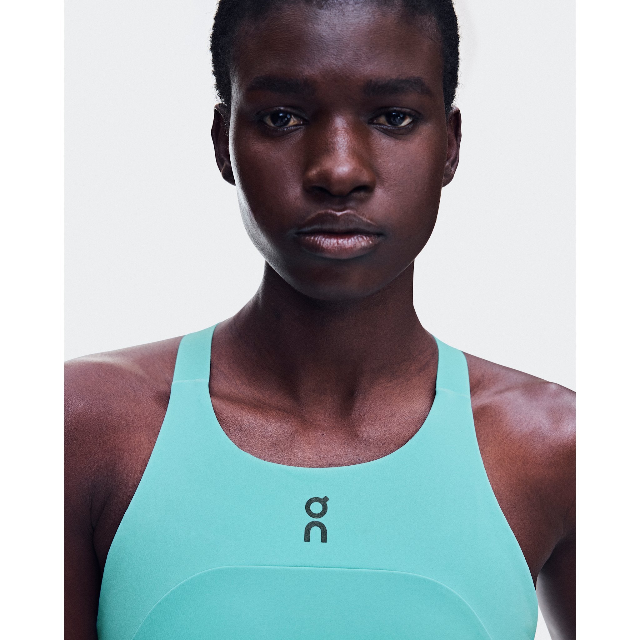 On Performance Crop Aquamarine