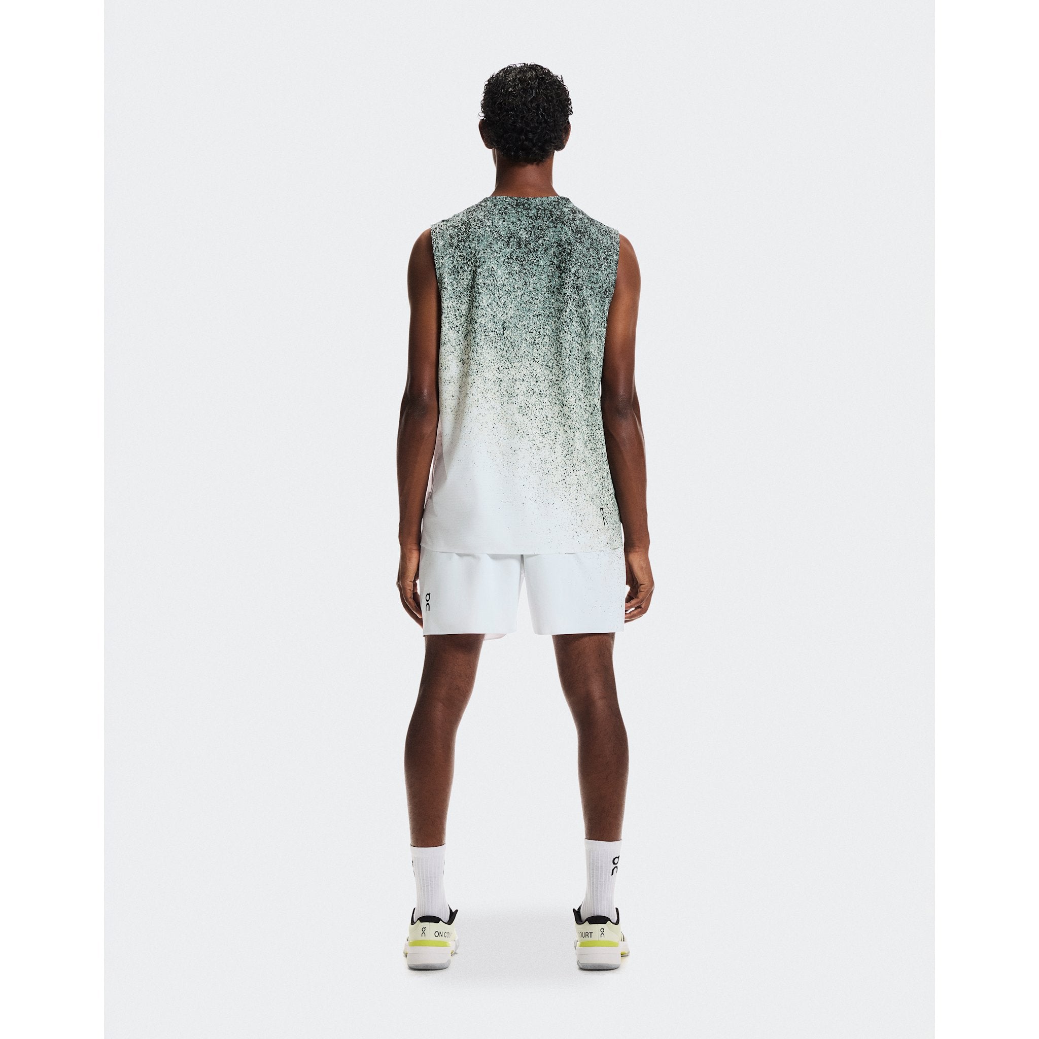 On Court Tank Fade Mineral | White