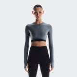 On Train Long Sleeve Crop Creek