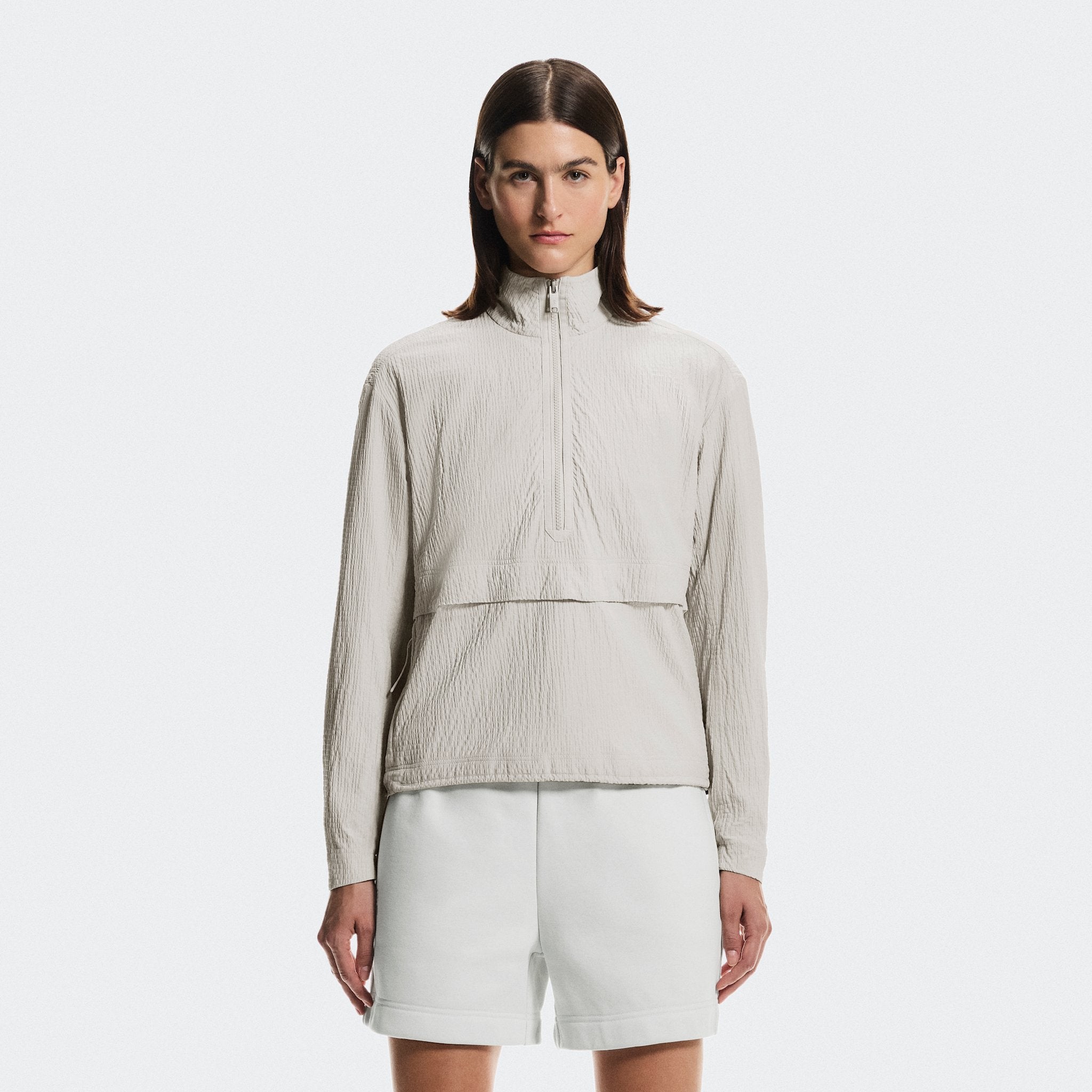 On Courtside 1/2 Zip Eaze Sand