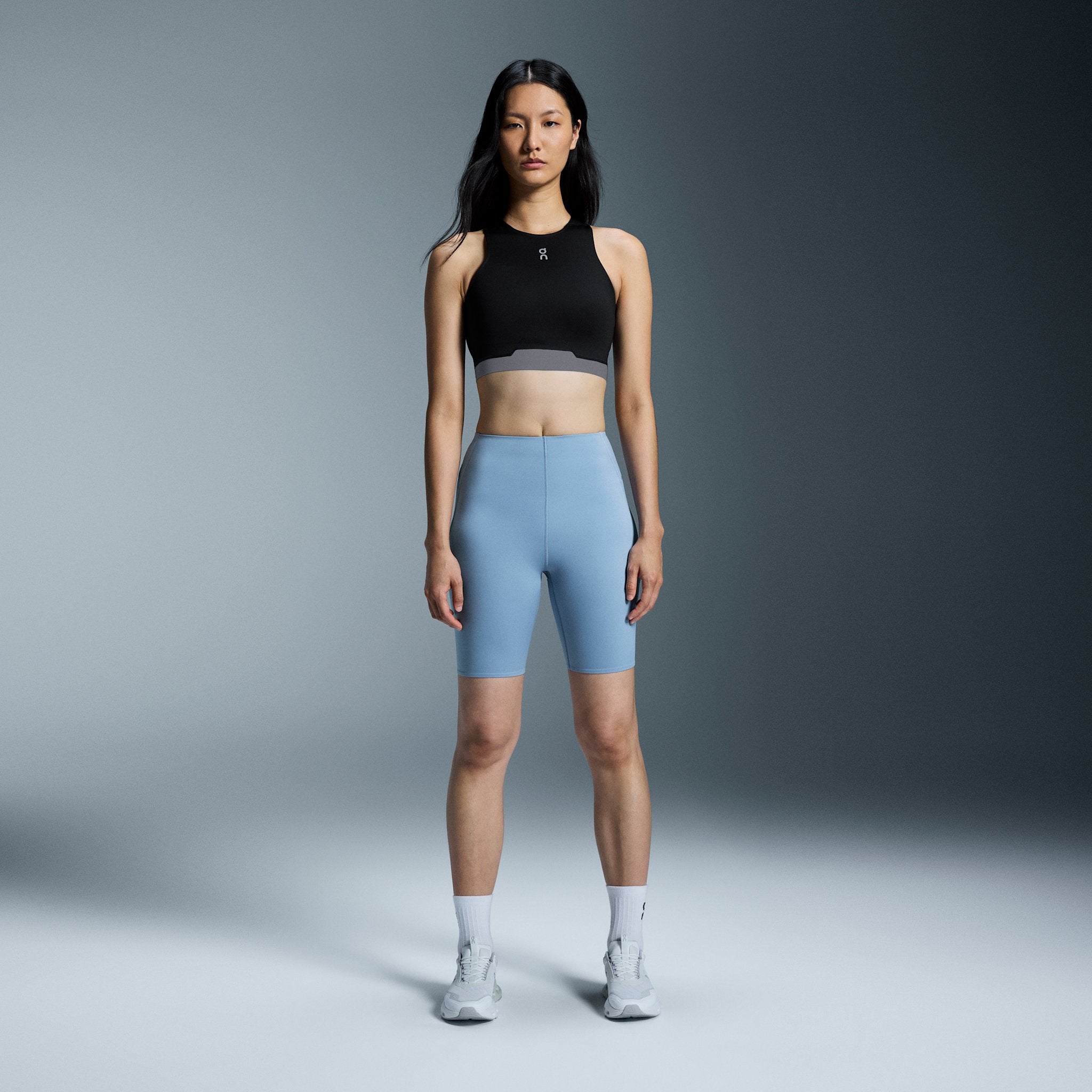 On Train Tights 1/2 Chambray