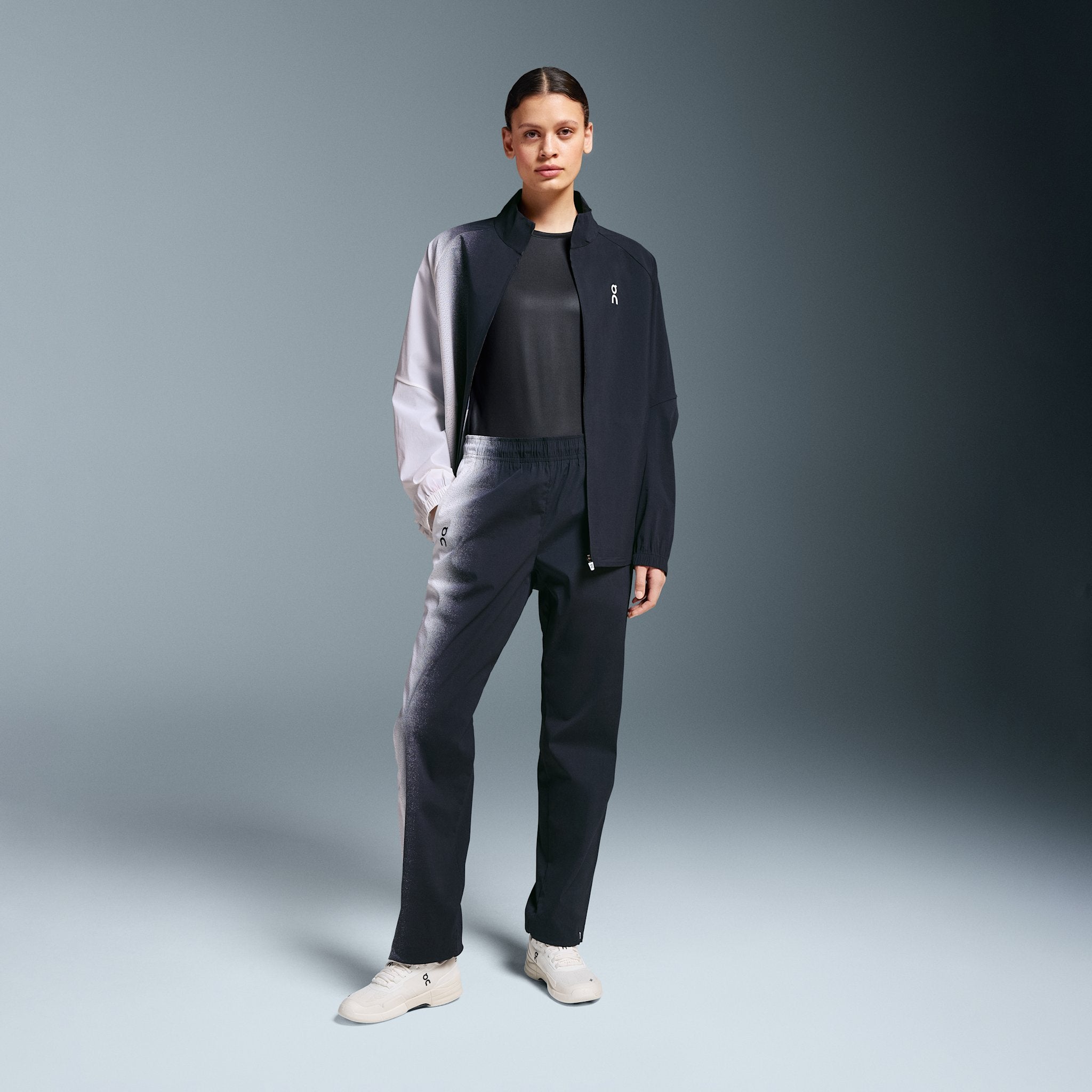 On Court Track Pants Black | White