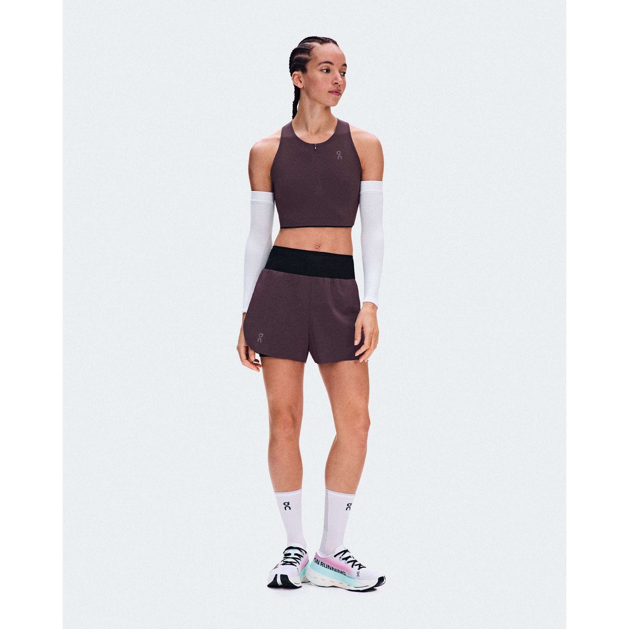 On Zero 2-in-1 Shorts Urchin | Black