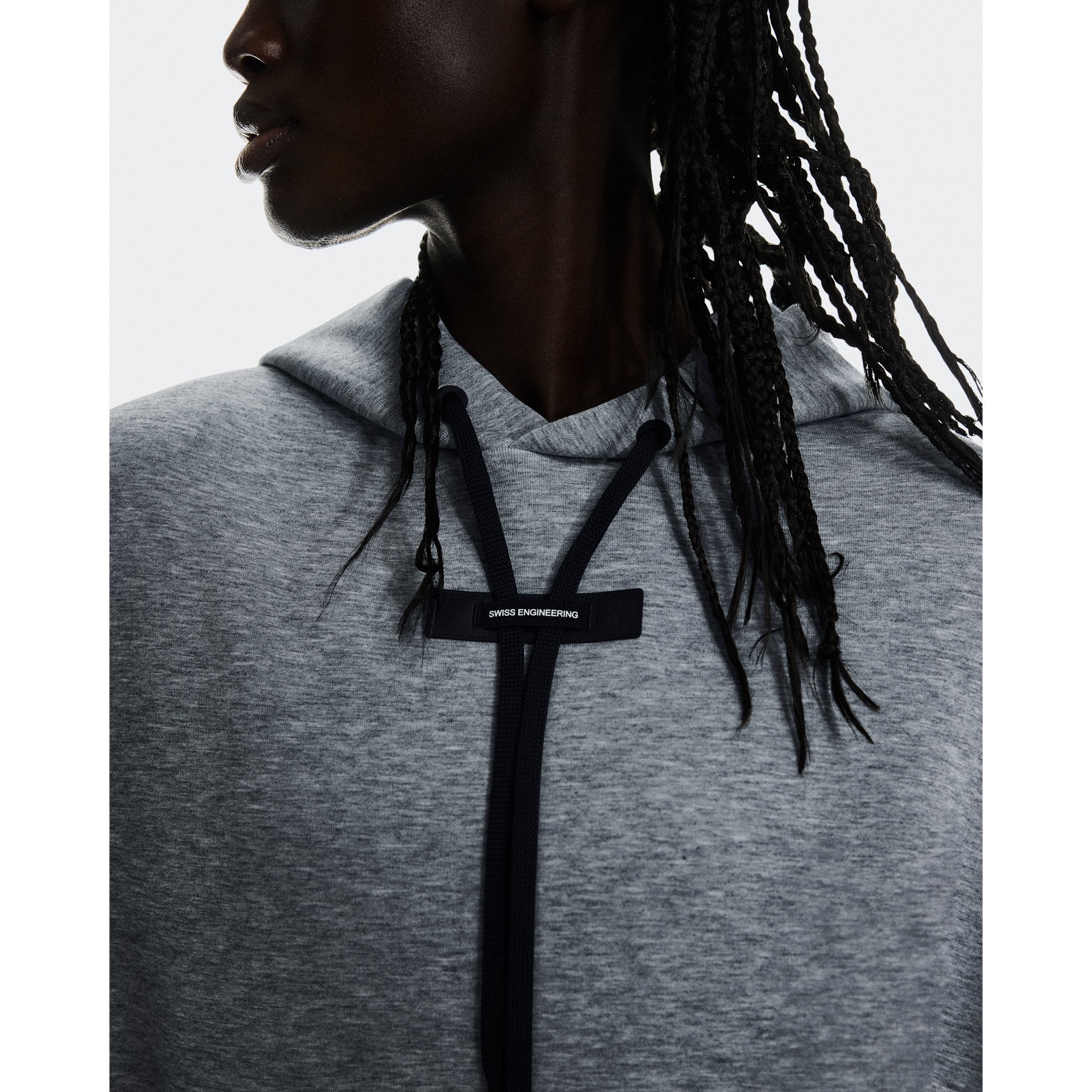 On Focus Tech Hoodie Basalt